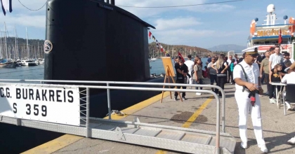 BURAKREİS DENİZALTISI VE SAHİL GÜVENLİK BOTU ZİYARETE AÇILDI