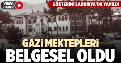GAZİ MEKTEPLERİ BELGESEL OLDU