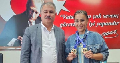 HATİCE ÖĞRETMEN BEYAĞAÇ'I GURURLANDIRDI