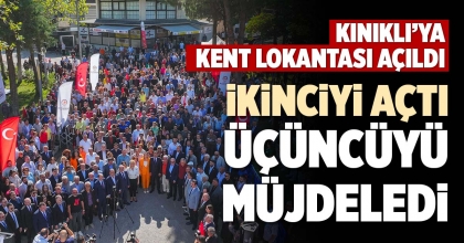 İKİNCİYİ AÇTI ÜÇÜNCÜYÜ MÜJDELEDİ
