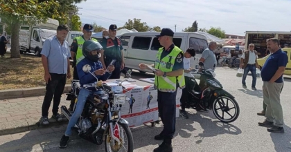 JANDARMA KASK KULLANIMININ ÖNEMİNİ ANLATTI