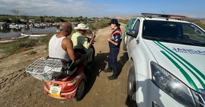 JANDARMADAN BAFA GÖLÜ’NDE BALIKÇILARA DENETİM