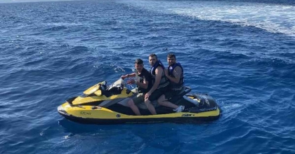 JET SKİ İLE YUNAN ADALARINA GEÇEMEDEN YAKALANDILAR