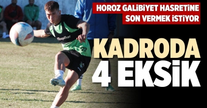  KADRODA 4 EKSİK