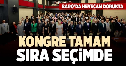 KONGRE TAMAM, SIRA SEÇİMDE