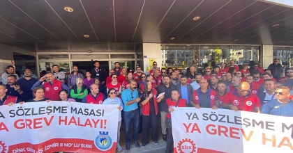 KARŞIYAKA BELEDİYESİ İŞÇİLERİ GREVE GİDİYOR