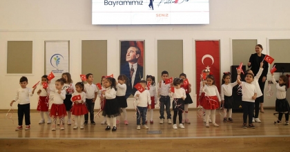 MERKEZEFENDİ’DE MİNİKLERİN 29 EKİM COŞKUSU