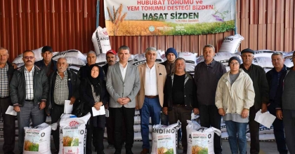 MANİSA BÜYÜKŞEHİR BELEDİYESİNDEN ÇİFTÇİLERE TOHUM DESTEĞİ