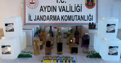 NAZİLLİ'DE KAÇAK ALKOL OPERASYONU: 2 GÖZALTI
