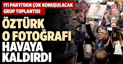 ÖZTÜRK O FOTOĞRAFI HAVAYA KALDIRDI