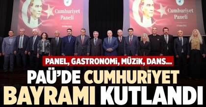 PAÜ’DE CUMHURİYET BAYRAMI KUTLANDI