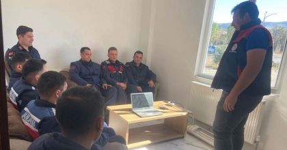 POLİS VE JANDARMA PERSONELİNE EĞİTİM VERİLDİ