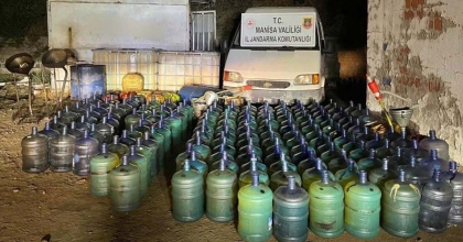 TURGUTLU'DA 4 BİN 860 LİTRE KAÇAK AKARYAKIT ELE GEÇİRİLDİ