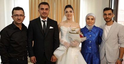 YUSUF HONAZLI’NIN KIZI BEYZA DÜNYA EVİNE GİRDİ