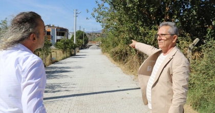 ZAFER MAHALLESİ'NE 6 BİN METREKARE YOL YAPILDI