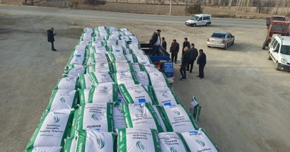 94 ÇİFTÇİYE YÜZDE 50 HİBELİ BUĞDAY TOHUMU DAĞITILDI