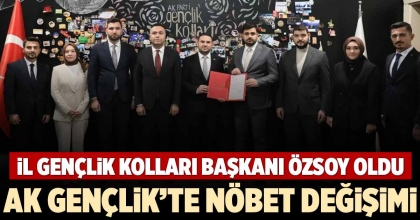 AK GENÇLİK’TE NÖBET DEĞİŞİMİ