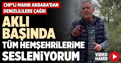 AKLI BAŞINDA TÜM HEMŞEHRİLERİME SESLENİYORUM