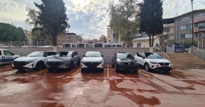 SALİHLİ İLÇE EMNİYETİNE 5 YENİ ARAÇ DAHA KATILDI