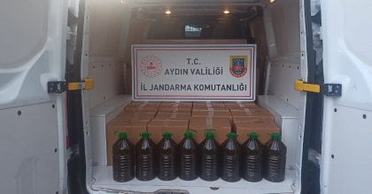 AYDIN’DA PİYASA DEĞERİ 1 MİLYON TL OLAN ZEYTİNYAĞI ELE GEÇİRİLDİ