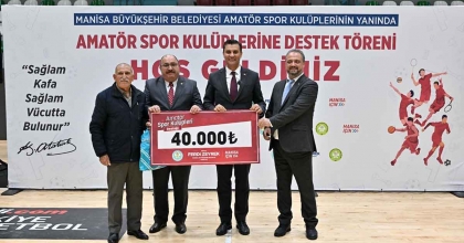 AMATÖR SPOR KULÜPLERİNE 4 MİLYON LİRALIK DESTEK