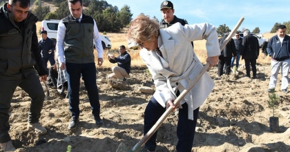 BOZKURT’TA 500 FİDAN TOPRAKLA BULUŞTU