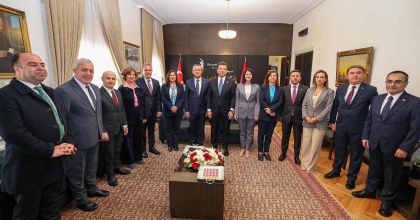 BAŞKAN ÇERÇİOĞLU, CHP LİDERİ ÖZEL'LE GÖRÜŞTÜ