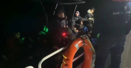 BODRUM'DA 33 DÜZENSİZ GÖÇMEN YAKALANDI