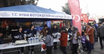 BÜYÜKŞEHİR, ATATÜRK İÇİN 17 İLÇEDE HAYIR GERÇEKLEŞTİRDİ