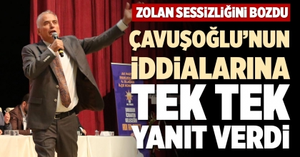 ÇAVUŞOĞLU’NUN İDDİALARINA TEK TEK YANIT VERDİ