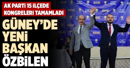 GÜNEY’DE YENİ BAŞKAN ÖZBİLEN