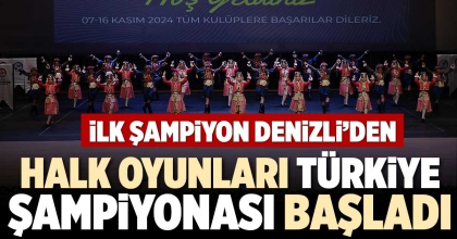 HALK OYUNLARI TÜRKİYE ŞAMPİYONASI BAŞLADI