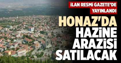 HONAZ'DA HAZİNE ARAZİSİ SATILACAK