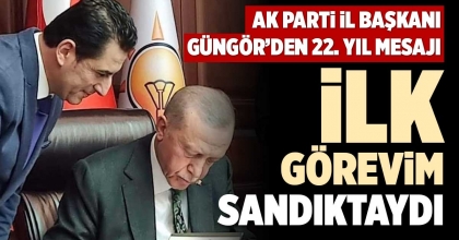 İLK GÖREVİM SANDIKTAYDI
