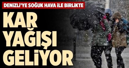 KAR YAĞIŞI GELİYOR