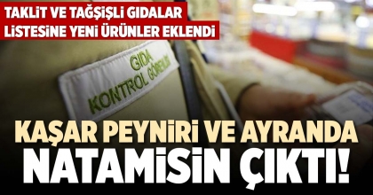 KAŞAR PEYNİRİ VE AYRANDA NATAMİSİN ÇIKTI!