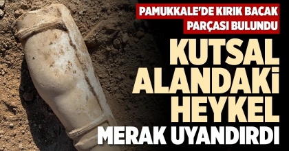 KUTSAL ALANDAKİ HEYKEL MERAK UYANDIRDI