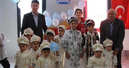 KÜTAHYA VAKIFLAR BÖLGE MÜDÜRLÜĞÜ 10 ÇOCUĞU SÜNNET ETTİRDİ