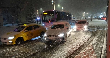 KÜTAHYA BEYAZA BÜRÜNDÜ