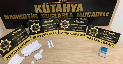 KÜTAHYA'DA UYUŞTURUCU TİCARETİ YAPAN ŞÜPHELİ TUTUKLANDI