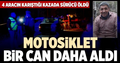 MOTOSİKLET BİR CAN DAHA ALDI