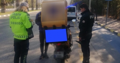 MANİSA'DA 46 MOTOSİKLET TRAFİKTEN MEN EDİLDİ  