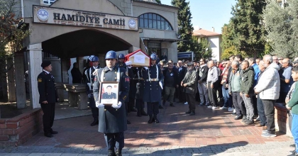 MANİSA’DA UZMAN ÇAVUŞA ‘YÜREK YAKAN’ VEDA
