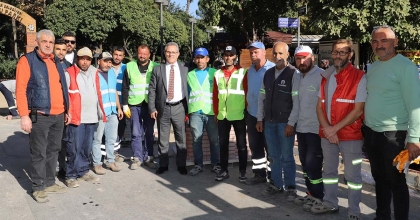 NAZİLLİ İSTASYON MEYDANI'NDAKİ YOL ÇALIŞMALARININ İLK ETABI TAMAMLANDI