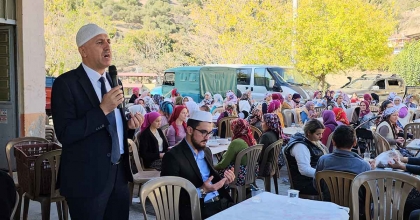 NAZİLLİ'DE KÖYLÜLER YAĞMUR DUASI YAPTI