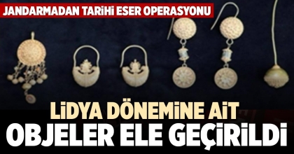 LİDYA DÖNEMİNE AİT OBJELER ELE GEÇİRİLDİ
