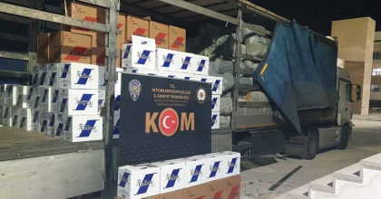 SAHTE BANDROLLÜ 2 MİLYON ADET BOŞ MAKARON ELE GEÇİRİLDİ  