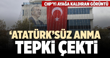 ‘ATATÜRK’SÜZ ANMA TEPKİ ÇEKTİ