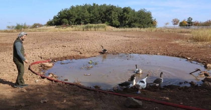 TAŞIMA SUYLA KURUYAN GÖLE TAKVİYE