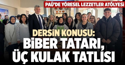 DERSİN KONUSU: BİBER TATARI, ÜÇ KULAK TATLISI
